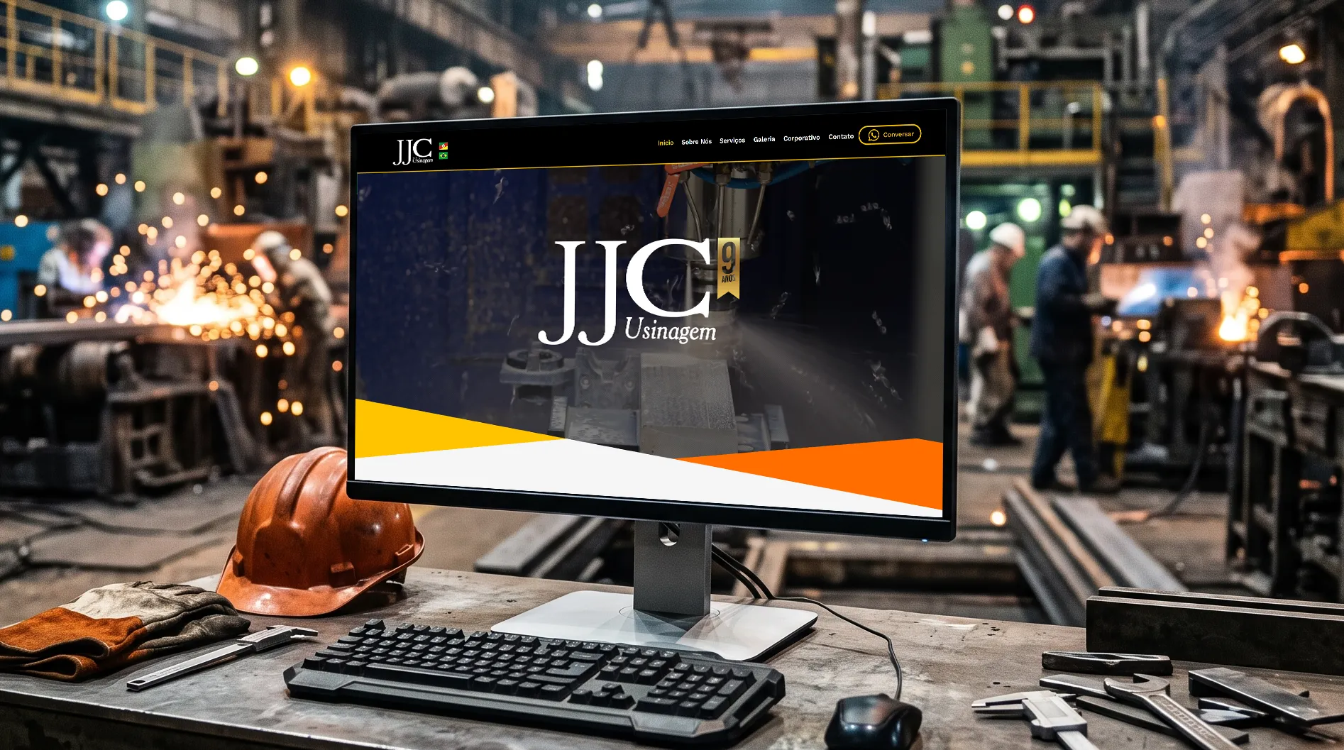 JJC Usinagem - site institucional
