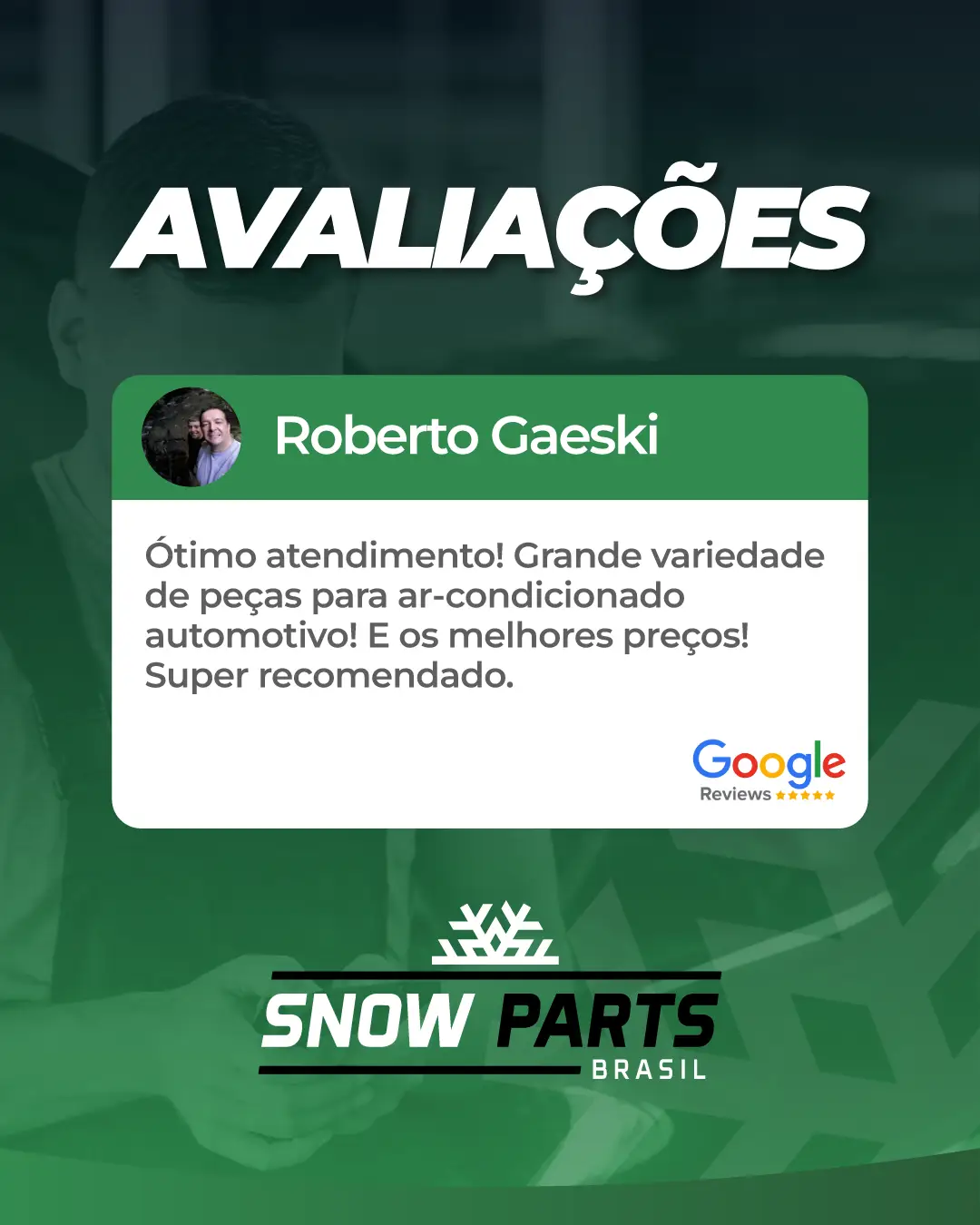 Snow Parts Brasil - criação visual para Instagram e Facebook